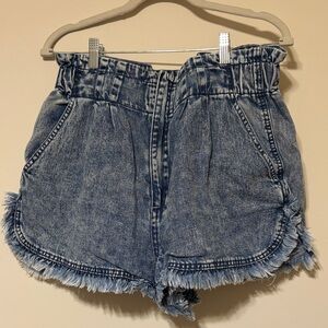 High-waisted Denim Women's Shorts